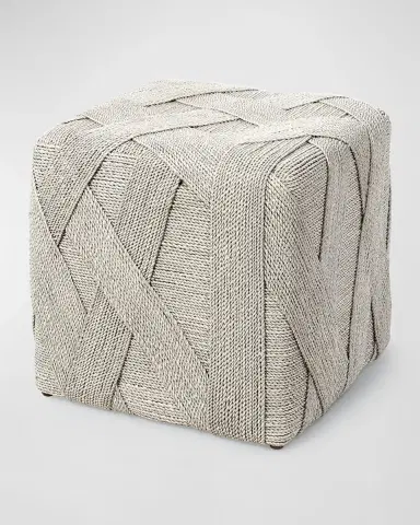 Palecek Henley Hassock | Thumbnail 2 Palecek Henley Hassock | Thumbnail 2