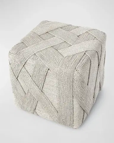 Palecek Henley Hassock | Thumbnail 3 Palecek Henley Hassock | Thumbnail 3