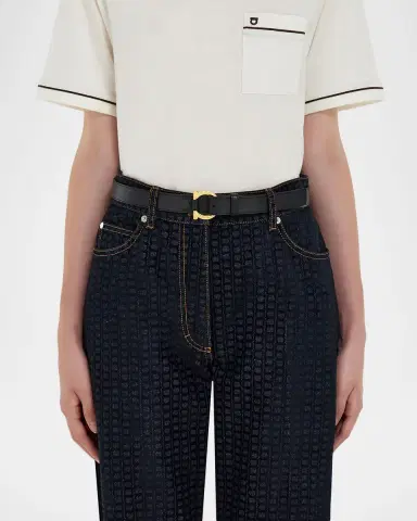 Ferragamo Donna Leather Gancini Belt | Thumbnail 2 Ferragamo Donna Leather Gancini Belt | Thumbnail 2