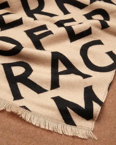 Ferragamo Logo Cashmere-Blend Scarf | Thumbnail 4 Ferragamo Logo Cashmere-Blend Scarf | Thumbnail 4