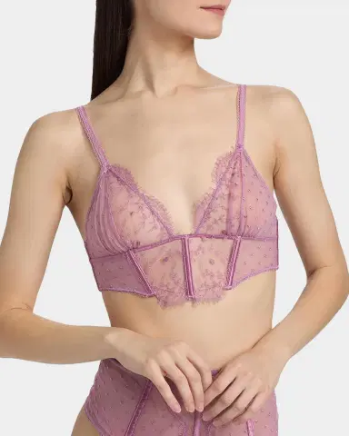 Kiki De Montparnasse Merci Beaucoup Lace Longline Bra | Thumbnail 4 Kiki De Montparnasse Merci Beaucoup Lace Longline Bra | Thumbnail 4