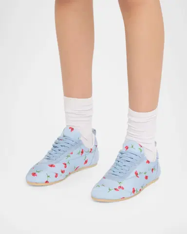 Jil Sander Etage Floral-Printed Low-Top Sneakers | Thumbnail 2 Jil Sander Etage Floral-Printed Low-Top Sneakers | Thumbnail 2