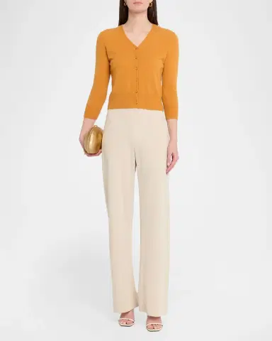 Vince Elbow-Sleeve Cardigan | Thumbnail 2 Vince Elbow-Sleeve Cardigan | Thumbnail 2