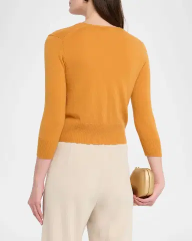 Vince Elbow-Sleeve Cardigan | Thumbnail 3 Vince Elbow-Sleeve Cardigan | Thumbnail 3