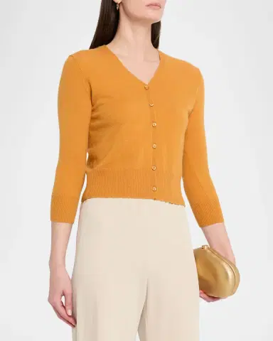 Vince Elbow-Sleeve Cardigan | Thumbnail 4 Vince Elbow-Sleeve Cardigan | Thumbnail 4