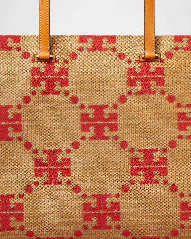 Tory Burch T Monogram Large Jacquard Tote Bag | Thumbnail 3 Tory Burch T Monogram Large Jacquard Tote Bag | Thumbnail 3