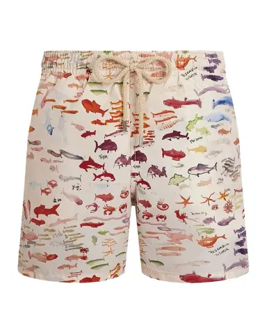 Vilebrequin x Fabrice Hyber Men's Pescador Swim Shorts | Thumbnail 1 Vilebrequin x Fabrice Hyber Men's Pescador Swim Shorts | Thumbnail 1
