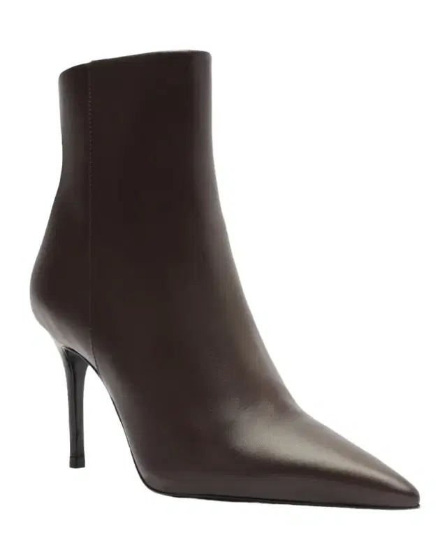 5mm Mikki Leather Stiletto Zip Booties 5mm Mikki Leather Stiletto Zip Booties