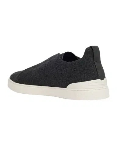 ZEGNA Men 's Triple Stitch Oasi Cashmere Slip-On Sneakers | Thumbnail 1 ZEGNA Men 's Triple Stitch Oasi Cashmere Slip-On Sneakers | Thumbnail 1