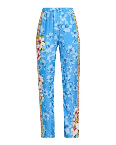 Johnny Was Kanni Side-Stripe Straight-Leg Pull-On Pants | Thumbnail 1 Johnny Was Kanni Side-Stripe Straight-Leg Pull-On Pants | Thumbnail 1