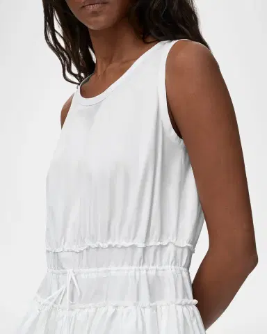 LOEWE x Paula's Ibiza Ruffle Cotton-Rib Mini Tank Dress | Thumbnail 3 LOEWE x Paula's Ibiza Ruffle Cotton-Rib Mini Tank Dress | Thumbnail 3