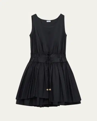 LOEWE x Paula's Ibiza Ruffle Cotton-Rib Mini Tank Dress | Thumbnail 4 LOEWE x Paula's Ibiza Ruffle Cotton-Rib Mini Tank Dress | Thumbnail 4