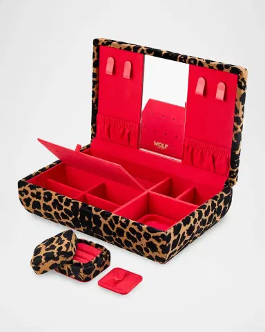 Wolf Savanna Leopard Print Medium Jewelry Box | Thumbnail 4 Wolf Savanna Leopard Print Medium Jewelry Box | Thumbnail 4