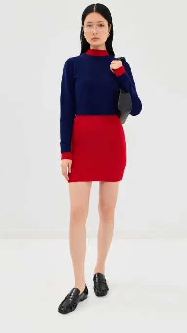 Jil Sander Long Sleeve Double Layered Mini Dress Haiti | Thumbnail 5 Jil Sander Long Sleeve Double Layered Mini Dress Haiti | Thumbnail 5