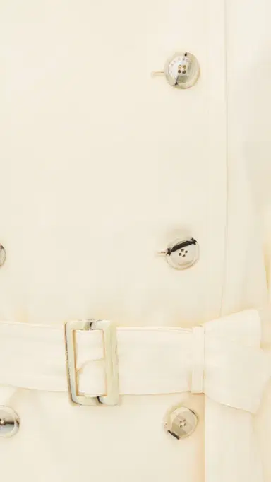 Renggli Cotton Twill Trench Coat Buttercream | Thumbnail 6 Renggli Cotton Twill Trench Coat Buttercream | Thumbnail 6