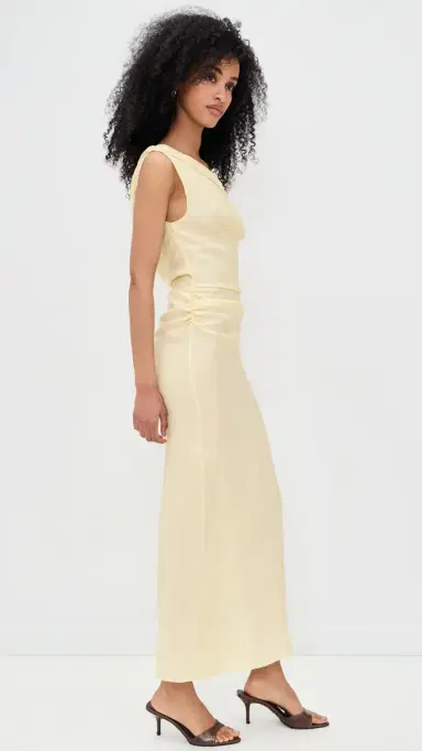 Lioness weetheart Maxi Dress Lemon | Thumbnail 4 Lioness weetheart Maxi Dress Lemon | Thumbnail 4