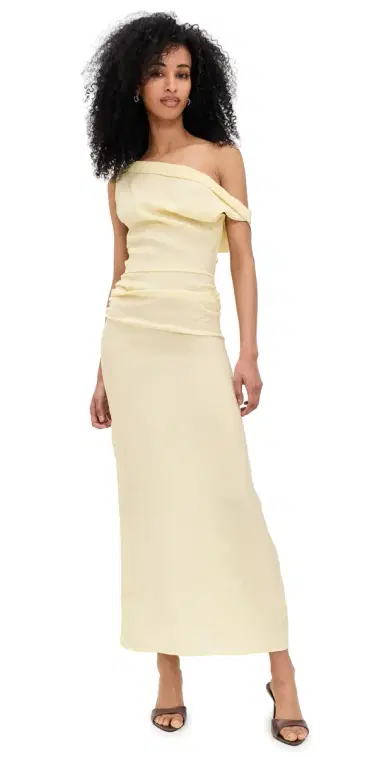 Lioness weetheart Maxi Dress Lemon | Thumbnail 1 Lioness weetheart Maxi Dress Lemon | Thumbnail 1