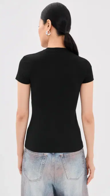 Off-White Swarovski Double Eagle Slim Tee Black | Thumbnail 3 Off-White Swarovski Double Eagle Slim Tee Black | Thumbnail 3