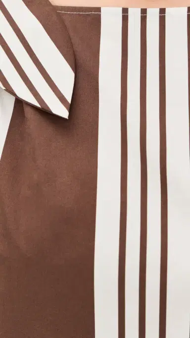 POSSE Rosie Mini Dress Chocolate tripe | Thumbnail 6 POSSE Rosie Mini Dress Chocolate tripe | Thumbnail 6