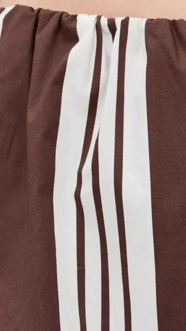 POSSE Rosie Bubble Shorts Chocolate tripe | Thumbnail 6 POSSE Rosie Bubble Shorts Chocolate tripe | Thumbnail 6