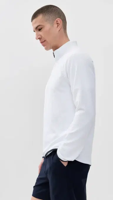 Rhone Founder's Golf 1/4 Zip Bright White L | Thumbnail 4 Rhone Founder's Golf 1/4 Zip Bright White L | Thumbnail 4
