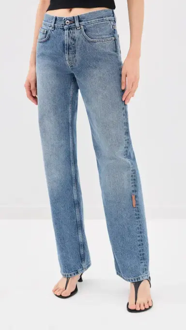 Off-White Susy Jeans Light Medium Blue | Thumbnail 2 Off-White Susy Jeans Light Medium Blue | Thumbnail 2
