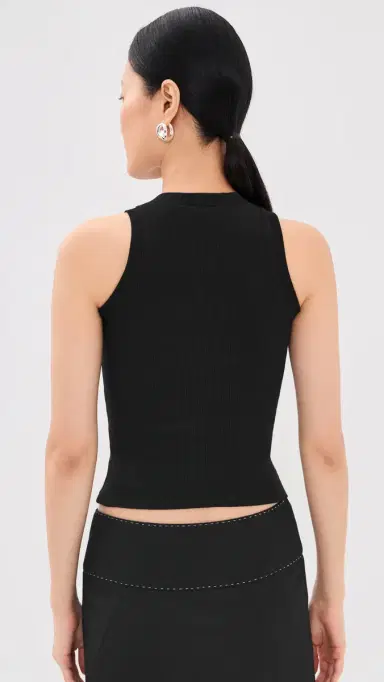 Off-White Off Stamp Ribbed Tank Black | Thumbnail 3 Off-White Off Stamp Ribbed Tank Black | Thumbnail 3