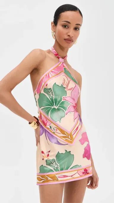 Retrofête Adelaide Dress Hibiscus Floral | Thumbnail 2 Retrofête Adelaide Dress Hibiscus Floral | Thumbnail 2