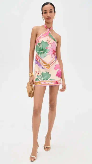 Retrofête Adelaide Dress Hibiscus Floral | Thumbnail 5 Retrofête Adelaide Dress Hibiscus Floral | Thumbnail 5