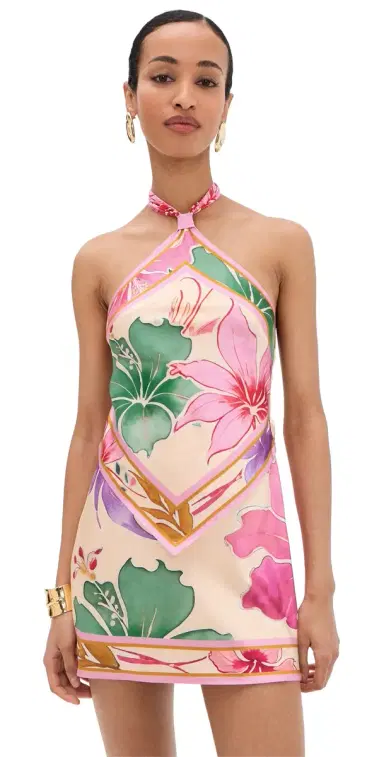 Retrofête Adelaide Dress Hibiscus Floral | Thumbnail 1 Retrofête Adelaide Dress Hibiscus Floral | Thumbnail 1