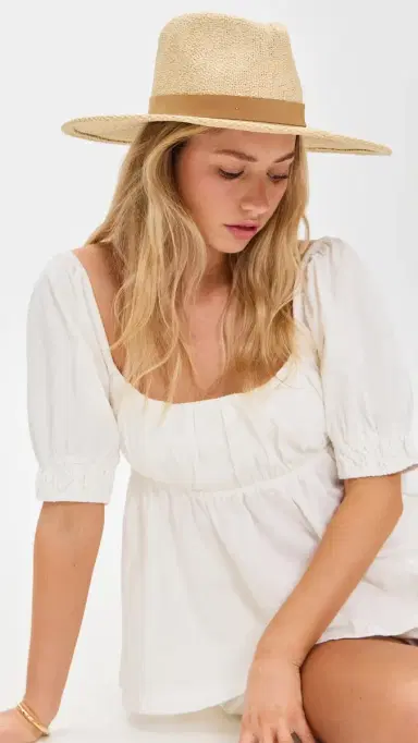 Brixton Eleanor Straw Hat Natural L | Thumbnail 2 Brixton Eleanor Straw Hat Natural L | Thumbnail 2