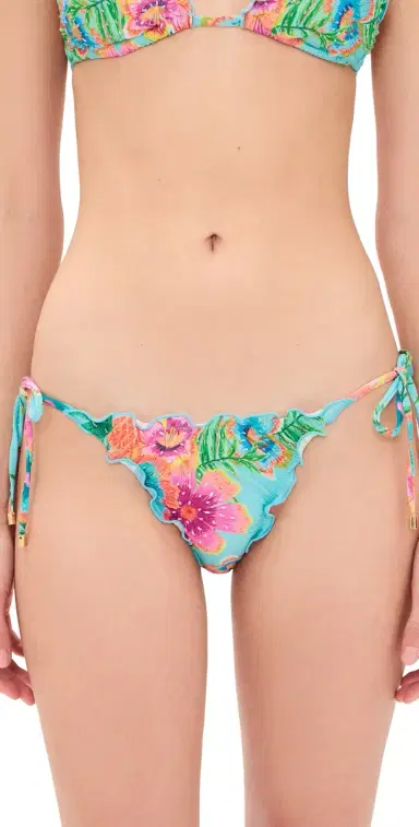 PQ Swim Embroidered ettuce Edge Bikini Bottoms Solana | Thumbnail 1 PQ Swim Embroidered ettuce Edge Bikini Bottoms Solana | Thumbnail 1