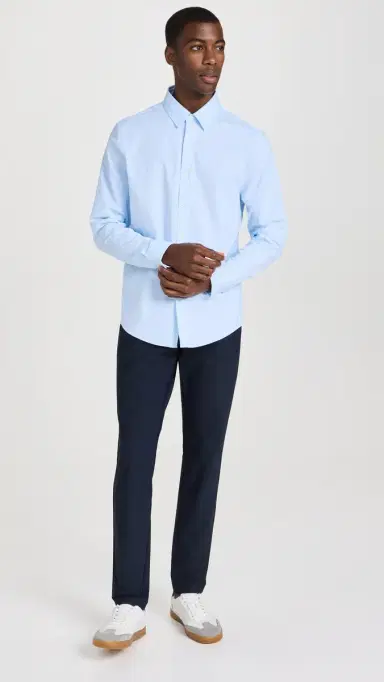 Rhone Commuter Shirt Classic Fit Blue tripe | Thumbnail 5 Rhone Commuter Shirt Classic Fit Blue tripe | Thumbnail 5