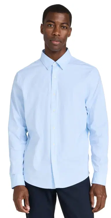 Rhone Commuter Shirt Classic Fit Blue tripe | Thumbnail 1 Rhone Commuter Shirt Classic Fit Blue tripe | Thumbnail 1