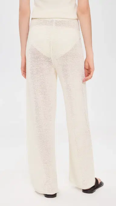 Onia Knit Drawstring Coverup Pants Egret L | Thumbnail 3 Onia Knit Drawstring Coverup Pants Egret L | Thumbnail 3