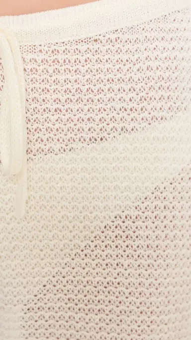 Onia Knit Drawstring Coverup Pants Egret L | Thumbnail 6 Onia Knit Drawstring Coverup Pants Egret L | Thumbnail 6