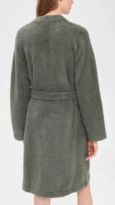 Barefoot Dreams CozyChic Solid Robe Olive Branch XXS/XS | Thumbnail 3 Barefoot Dreams CozyChic Solid Robe Olive Branch XXS/XS | Thumbnail 3