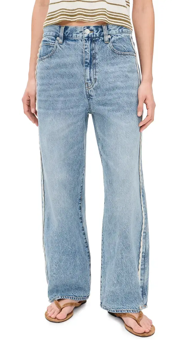 The Crochet Bow Crop Jeans Aura The Crochet Bow Crop Jeans Aura