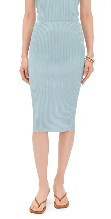 Leset Blake Rib Skirt Mirage | Thumbnail 1 Leset Blake Rib Skirt Mirage | Thumbnail 1