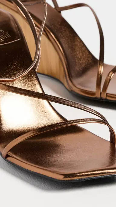 Jeffrey Campbell Topsail Wedge Sandals Bronze 8 | Thumbnail 6 Jeffrey Campbell Topsail Wedge Sandals Bronze 8 | Thumbnail 6