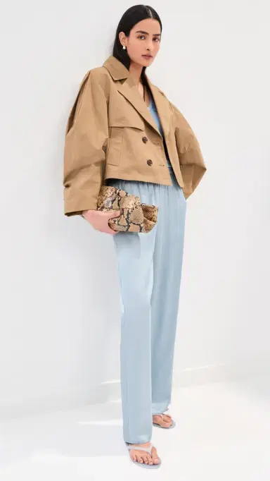 LE BOP Arden Satin Pants Sky | Thumbnail 5 LE BOP Arden Satin Pants Sky | Thumbnail 5