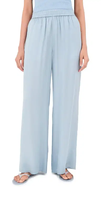 LE BOP Arden Satin Pants Sky | Thumbnail 1 LE BOP Arden Satin Pants Sky | Thumbnail 1