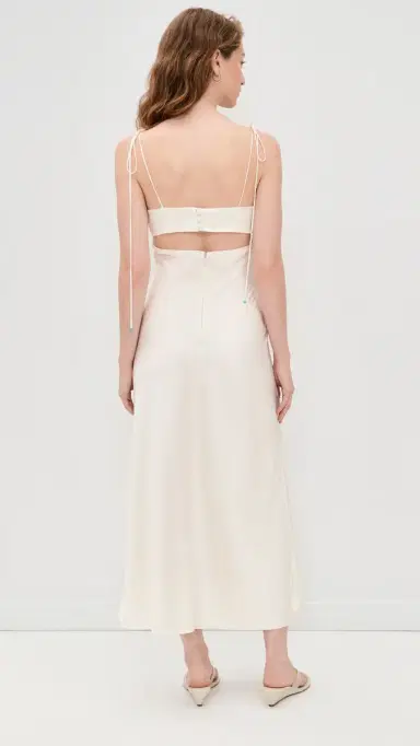 Maylé Vásquez Concha Dress Off White | Thumbnail 4 Maylé Vásquez Concha Dress Off White | Thumbnail 4