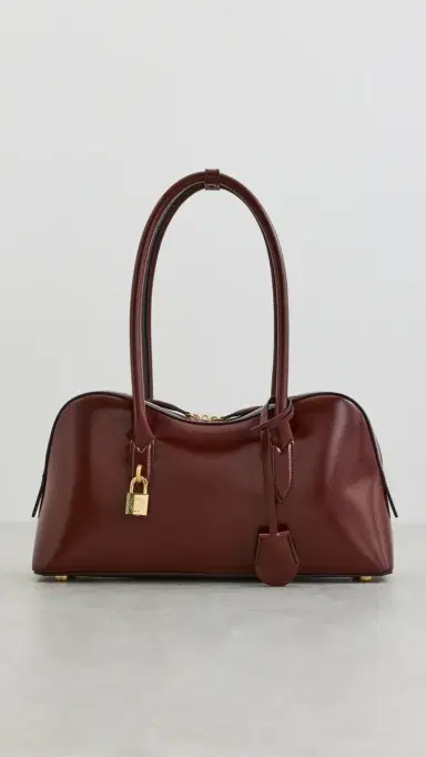 Stella McCartney Stella Ryder Medium Bag Mahogany One Size | Thumbnail 2 Stella McCartney Stella Ryder Medium Bag Mahogany One Size | Thumbnail 2