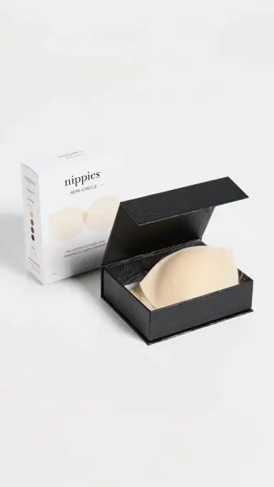 Bristols 6 Nippies Semicircle Nipple Covers Creme One Size | Thumbnail 2 Bristols 6 Nippies Semicircle Nipple Covers Creme One Size | Thumbnail 2