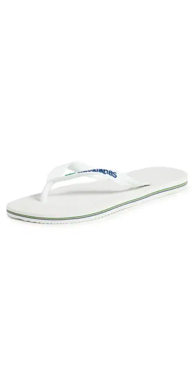 Havaianas Brazil Logo Sandals White 6 | Thumbnail 1 Havaianas Brazil Logo Sandals White 6 | Thumbnail 1