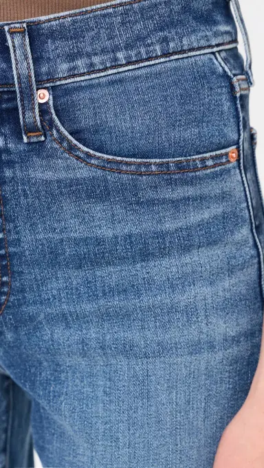 Madewell The Wide-Leg Crop Super Stretch Denim Jean in Oneida Wash Oneida Wash | Thumbnail 6 Madewell The Wide-Leg Crop Super Stretch Denim Jean in Oneida Wash Oneida Wash | Thumbnail 6