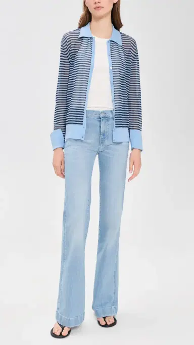 7 For All Mankind Dojo Jeans Indigo Bloom | Thumbnail 5 7 For All Mankind Dojo Jeans Indigo Bloom | Thumbnail 5
