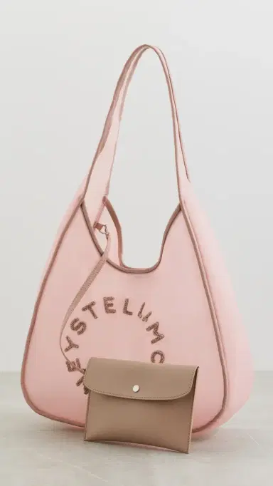 Stella McCartney Large Mesh Logo Hobo Bag | Thumbnail 5 Stella McCartney Large Mesh Logo Hobo Bag | Thumbnail 5