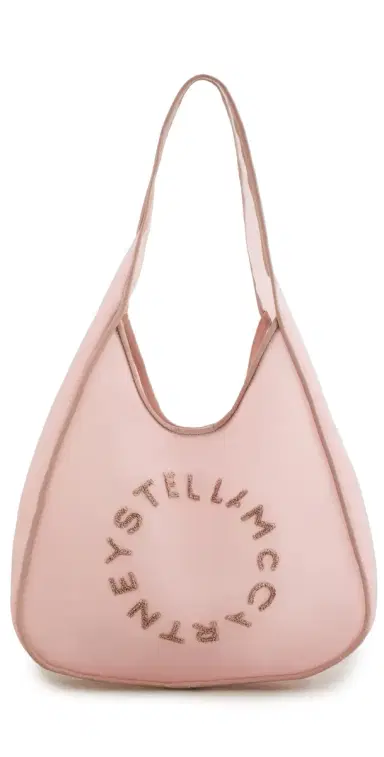 Stella McCartney Large Mesh Logo Hobo Bag | Thumbnail 1 Stella McCartney Large Mesh Logo Hobo Bag | Thumbnail 1